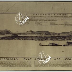 MAPPA TOPOGRAFICA DELLA CITTA' DI NAPOLI E DE' SUOI CONTORNI - FOGLIO 25.