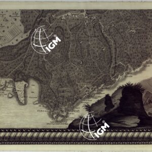 MAPPA TOPOGRAFICA DELLA CITTA' DI NAPOLI E DE' SUOI CONTORNI - FOGLIO 30.