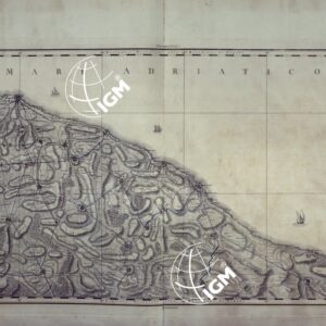 ATLANTE GEOGRAFICO DEL REGNO DI NAPOLI DELINEATO PER ORDINE DI FERDINANDO IV RE DELLE DUE SICILIE E C. E C. DA GIO' ANTONIO RIZZI ZANNONI GEOGRAFO DI SUA MAESTA' E TERMINATO NEL 1808 - TAVOLA 17.