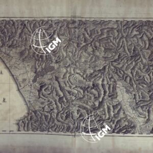 ATLANTE GEOGRAFICO DEL REGNO DI NAPOLI DELINEATO PER ORDINE DI FERDINANDO IV RE DELLE DUE SICILIE E C. E C. DA GIO' ANTONIO RIZZI ZANNONI GEOGRAFO DI SUA MAESTA' E TERMINATO NEL 1808 - TAVOLA 19.