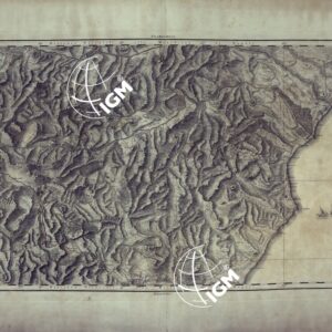 ATLANTE GEOGRAFICO DEL REGNO DI NAPOLI DELINEATO PER ORDINE DI FERDINANDO IV RE DELLE DUE SICILIE E C. E C. DA GIO' ANTONIO RIZZI ZANNONI GEOGRAFO DI SUA MAESTA' E TERMINATO NEL 1808 - TAVOLA 25.