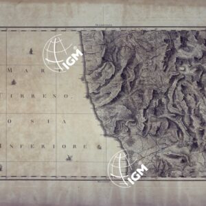 ATLANTE GEOGRAFICO DEL REGNO DI NAPOLI DELINEATO PER ORDINE DI FERDINANDO IV RE DELLE DUE SICILIE E C. E C. DA GIO' ANTONIO RIZZI ZANNONI GEOGRAFO DI SUA MAESTA' E TERMINATO NEL 1808 - TAVOLA 28.