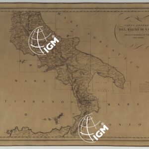 ATLANTE GEOGRAFICO DEL REGNO DI NAPOLI DELINEATO PER ORDINE DI FERDINANDO IV RE DELLE DUE SICILIE &C., &C., DA GIO. ANTONIO RIZZI ZANNONI GEOGRAFO DI SUA MAESTA' E TERMINATO NEL 1808 - QUADRO D'UNIONE.