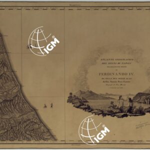 ATLANTE GEOGRAFICO DEL REGNO DI NAPOLI DELINEATO PER ORDINE DI FERDINANDO IV RE DELLE DUE SICILIE &C., &C., DA GIO. ANTONIO RIZZI ZANNONI GEOGRAFO DI SUA MAESTA' E TERMINATO NEL 1808 - TAVOLA 2.