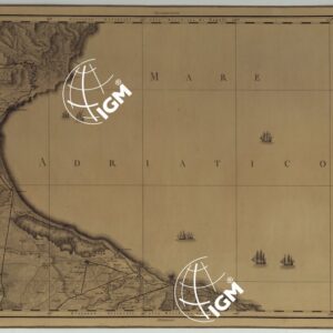 ATLANTE GEOGRAFICO DEL REGNO DI NAPOLI DELINEATO PER ORDINE DI FERDINANDO IV RE DELLE DUE SICILIE &C., &C., DA GIO. ANTONIO RIZZI ZANNONI GEOGRAFO DI SUA MAESTA' E TERMINATO NEL 1808 - TAVOLA 12.