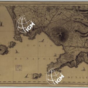 ATLANTE GEOGRAFICO DEL REGNO DI NAPOLI DELINEATO PER ORDINE DI FERDINANDO IV RE DELLE DUE SICILIE &C., &C., DA GIO. ANTONIO RIZZI ZANNONI GEOGRAFO DI SUA MAESTA' E TERMINATO NEL 1808 - TAVOLA 14.