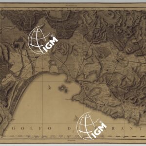 ATLANTE GEOGRAFICO DEL REGNO DI NAPOLI DELINEATO PER ORDINE DI FERDINANDO IV RE DELLE DUE SICILIE &C., &C., DA GIO. ANTONIO RIZZI ZANNONI GEOGRAFO DI SUA MAESTA' E TERMINATO NEL 1808 - TAVOLA 21.