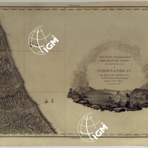 ATLANTE GEOGRAFICO DEL REGNO DI NAPOLI DELINEATO PER ORDINE DI FERDINANDO IV RE DELLE DUE SICILIE &C., &C., DA GIO. ANTONIO RIZZI ZANNONI GEOGRAFO DI SUA MAESTA' E TERMINATO NEL 1808 - TAVOLA 2.