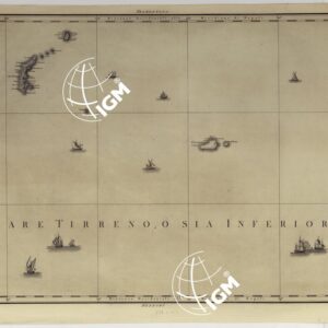 ATLANTE GEOGRAFICO DEL REGNO DI NAPOLI DELINEATO PER ORDINE DI FERDINANDO IV RE DELLE DUE SICILIE &C., &C., DA GIO. ANTONIO RIZZI ZANNONI GEOGRAFO DI SUA MAESTA' E TERMINATO NEL 1808 - TAVOLA 13.