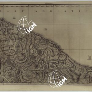 ATLANTE GEOGRAFICO DEL REGNO DI NAPOLI DELINEATO PER ORDINE DI FERDINANDO IV RE DELLE DUE SICILIE &C., &C., DA GIO. ANTONIO RIZZI ZANNONI GEOGRAFO DI SUA MAESTA' E TERMINATO NEL 1808 - TAVOLA 17.