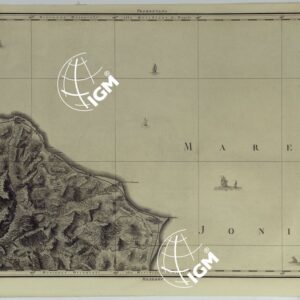 ATLANTE GEOGRAFICO DEL REGNO DI NAPOLI DELINEATO PER ORDINE DI FERDINANDO IV RE DELLE DUE SICILIE &C., &C., DA GIO. ANTONIO RIZZI ZANNONI GEOGRAFO DI SUA MAESTA' E TERMINATO NEL 1808 - TAVOLA 27.