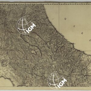 ATLANTE DEL REGNO DI NAPOLI RIDOTTO IN VI FOGLI DA GIOVANNI ANTONIO RIZZI ZANNONI GEOGRAFO DI SUA MAESTA' SICILIANA - FOGLIO 1.