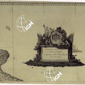 ATLANTE DEL REGNO DI NAPOLI RIDOTTO IN VI FOGLI DA GIOVANNI ANTONIO RIZZI ZANNONI GEOGRAFO DI SUA MAESTA' SICILIANA - FOGLIO 2.