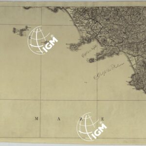 ATLANTE DEL REGNO DI NAPOLI RIDOTTO IN VI FOGLI DA GIOVANNI ANTONIO RIZZI ZANNONI GEOGRAFO DI SUA MAESTA' SICILIANA - FOGLIO 3.