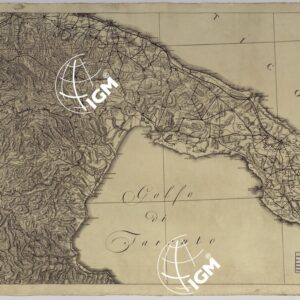 ATLANTE DEL REGNO DI NAPOLI RIDOTTO IN VI FOGLI DA GIOVANNI ANTONIO RIZZI ZANNONI GEOGRAFO DI SUA MAESTA' SICILIANA - FOGLIO 4.