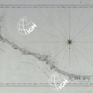 CARTA DI CABOTAGGIO DELLA COSTA DEL REGNO DELLE DUE SICILIE BAGNATA DALL'ADRIATICO DAL FIUME TRONTO AL CAPO DI S.TA MARIA DI LEUCA ESEGUITA NEL REALE OFFICIO TOPOGRAFICO. NAPOLI, 1834 - TAVOLA 3.