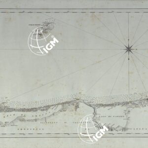 CARTA DI CABOTAGGIO DELLA COSTA DEL REGNO DELLE DUE SICILIE BAGNATA DALL'ADRIATICO DAL FIUME TRONTO AL CAPO DI S.TA MARIA DI LEUCA ESEGUITA NEL REALE OFFICIO TOPOGRAFICO. NAPOLI, 1834 - TAVOLA 4.