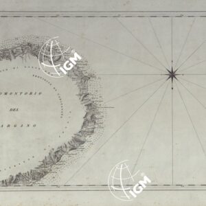 CARTA DI CABOTAGGIO DELLA COSTA DEL REGNO DELLE DUE SICILIE BAGNATA DALL'ADRIATICO DAL FIUME TRONTO AL CAPO DI S.TA MARIA DI LEUCA ESEGUITA NEL REALE OFFICIO TOPOGRAFICO. NAPOLI, 1834 - TAVOLA 5.