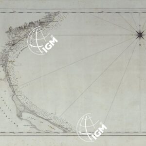 CARTA DI CABOTAGGIO DELLA COSTA DEL REGNO DELLE DUE SICILIE BAGNATA DALL'ADRIATICO DAL FIUME TRONTO AL CAPO DI S.TA MARIA DI LEUCA ESEGUITA NEL REALE OFFICIO TOPOGRAFICO. NAPOLI, 1834 - TAVOLA 6.