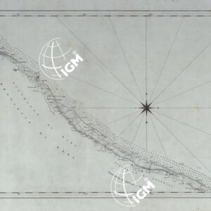 CARTA DI CABOTAGGIO DELLA COSTA DEL REGNO DELLE DUE SICILIE BAGNATA DALL'ADRIATICO DAL FIUME TRONTO AL CAPO DI S.TA MARIA DI LEUCA ESEGUITA NEL REALE OFFICIO TOPOGRAFICO. NAPOLI, 1834 - TAVOLA 9.
