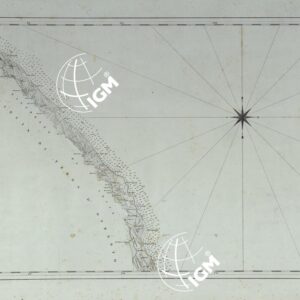CARTA DI CABOTAGGIO DELLA COSTA DEL REGNO DELLE DUE SICILIE BAGNATA DALL'ADRIATICO DAL FIUME TRONTO AL CAPO DI S.TA MARIA DI LEUCA ESEGUITA NEL REALE OFFICIO TOPOGRAFICO. NAPOLI, 1834 - TAVOLA 11.