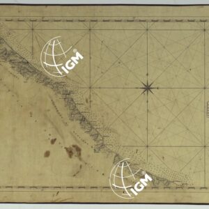CARTA DI CABOTAGGIO DELLA COSTA DEL REGNO DELLE DUE SICILIE BAGNATA DALL'ADRIATICO DAL FIUME TRONTO AL CAPO DI S.TA MARIA DI LEUCA ESEGUITA NEL REALE OFFICIO TOPOGRAFICO. NAPOLI, 1834 - FOGLIO 1.