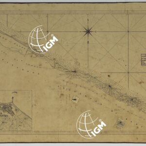CARTA DI CABOTAGGIO DELLA COSTA DEL REGNO DELLE DUE SICILIE BAGNATA DALL'ADRIATICO DAL FIUME TRONTO AL CAPO DI S.TA MARIA DI LEUCA ESEGUITA NEL REALE OFFICIO TOPOGRAFICO. NAPOLI, 1834 - FOGLIO 6.