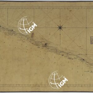 CARTA DI CABOTAGGIO DELLA COSTA DEL REGNO DELLE DUE SICILIE BAGNATA DALL'ADRIATICO DAL FIUME TRONTO AL CAPO DI S.TA MARIA DI LEUCA ESEGUITA NEL REALE OFFICIO TOPOGRAFICO. NAPOLI, 1834 - FOGLIO 7.