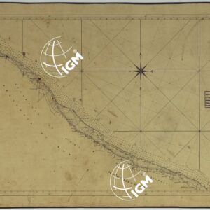 CARTA DI CABOTAGGIO DELLA COSTA DEL REGNO DELLE DUE SICILIE BAGNATA DALL'ADRIATICO DAL FIUME TRONTO AL CAPO DI S.TA MARIA DI LEUCA ESEGUITA NEL REALE OFFICIO TOPOGRAFICO. NAPOLI, 1834 - FOGLIO 8.