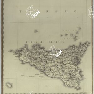 CARTA DELLE PROVINCIE MERIDIONALI D'ITALIA INDICANTE LE TAPPE MILITARI ED I RILIEVI POSTALI COSTRUTTA NEL R.LE OFFICIO TOPOGRAFICO DI NAPOLI SUI MIGLIORI ELEMENTI GEODETICI E TOPOGRAFICI - FOGLIO 3.
