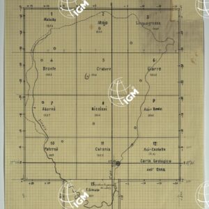 CARTA GEOLOGICA DELL' ETNA - Quadro d'Unione