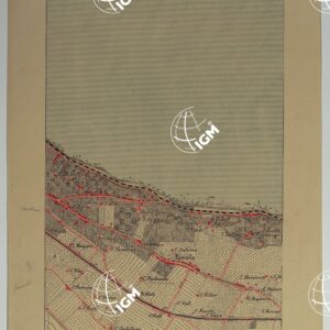 CARTA DEI DINTORNI DI PALERMO ALLA SCALA DI 1 A 10.000 PER LEMANOVRE SULLA CARTA ESEGUITA MEDIANTE INGRANDIMENTO GEOMETRICO DELLA CARTA AL 50.000, RIVEDUTA E COMPLETATA IN OGNI PARTE SUL TERRENO, CON STRUMENTI PER LEVATE SPEDITIVE - TAVOLA VIII 1.