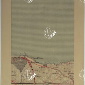 CARTA DEI DINTORNI DI PALERMO ALLA SCALA DI 1 A 10.000 PER LEMANOVRE SULLA CARTA ESEGUITA MEDIANTE INGRANDIMENTO GEOMETRICO DELLA CARTA AL 50.000, RIVEDUTA E COMPLETATA IN OGNI PARTE SUL TERRENO, CON STRUMENTI PER LEVATE SPEDITIVE - TAVOLA VIII 2.