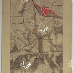 CARTA DEI DINTORNI DI PALERMO ALLA SCALA DI 1 A 10.000 PER LEMANOVRE SULLA CARTA ESEGUITA MEDIANTE INGRANDIMENTO GEOMETRICO DELLA CARTA AL 50.000, RIVEDUTA E COMPLETATA IN OGNI PARTE SUL TERRENO, CON STRUMENTI PER LEVATE SPEDITIVE - TAVOLA VIII 4.