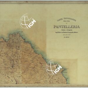 CARTA TOPOGRAFICA DELL'ISOLA DI PANTELLERIA RILEVATA E DISEGNATA DAGLI ALLIEVI DELL'ISTITUTO TOPOGRAFICO MILITARE ALLA SCALA DI 1:10.000 NELL'ANNO 1877 - FOGLIO 2.