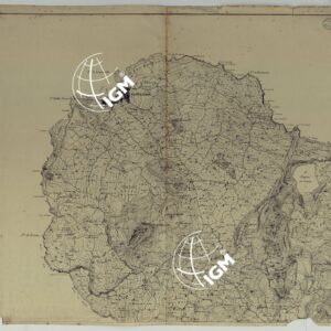 CARTA TOPOGRAFICA DELL'ISOLA DI PANTELLERIA RILEVATA E DISEGNATA DAGLI ALLIEVI DELL'ISTITUTO TOPOGRAFICO MILITARE ALLA SCALA DI 1:10.000 NELL'ANNO 1877 COPIA IN BIANCO E NERO - FOGLIO 1.