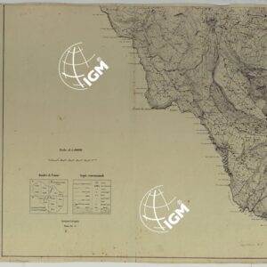 CARTA TOPOGRAFICA DELL'ISOLA DI PANTELLERIA RILEVATA E DISEGNATA DAGLI ALLIEVI DELL'ISTITUTO TOPOGRAFICO MILITARE ALLA SCALA DI 1:10.000 NELL'ANNO 1877 COPIA IN BIANCO E NERO - FOGLIO 3