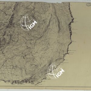 CARTA TOPOGRAFICA DELL'ISOLA DI PANTELLERIA RILEVATA E DISEGNATA DAGLI ALLIEVI DELL'ISTITUTO TOPOGRAFICO MILITARE ALLA SCALA DI 1:10.000 NELL'ANNO 1877 COPIA IN BIANCO E NERO - FOGLIO 4.