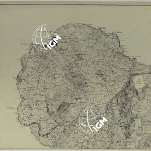 CARTA TOPOGRAFICA DELL'ISOLA DI PANTELLERIA RILEVATA E DISEGNATA DAGLI ALLIEVI DELL'ISTITUTO TOPOGRAFICO MILITARE ALLA SCALA DI 1:10.000 NELL'ANNO 1877 2° COPIA IN BIANCO E NERO - FOGLIO 1.