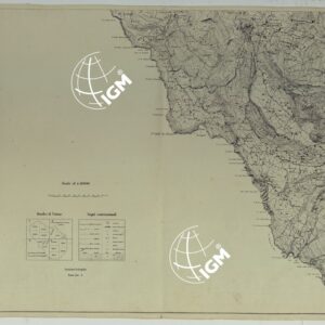 CARTA TOPOGRAFICA DELL'ISOLA DI PANTELLERIA RILEVATA E DISEGNATA DAGLI ALLIEVI DELL'ISTITUTO TOPOGRAFICO MILITARE ALLA SCALA DI 1:10.000 NELL'ANNO 1877 2° COPIA IN BIANCO E NERO - FOGLIO 3.
