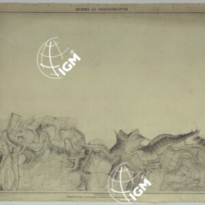 PIANTA DELLA CITTA' DI NAPOLI - FOGLIO 1 EREMO DI CAPODIMONTE.