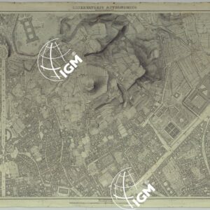 PIANTA DELLA CITTA' DI NAPOLI - FOGLIO 8 OSSERVATORIO ASTRONOMICO.