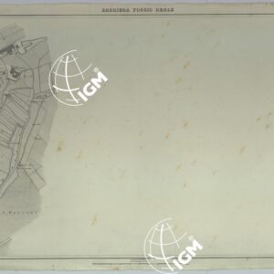 PIANTA DELLA CITTA' DI NAPOLI - FOGLIO 10 BARRIERA POGGIO REALE.