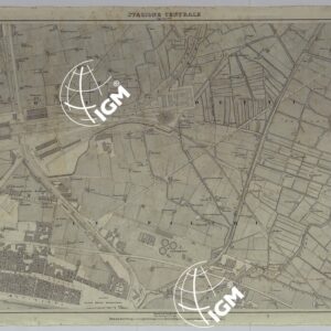 PIANTA DELLA CITTA' DI NAPOLI - FOGLIO 14 STAZIONE CENTRALE.