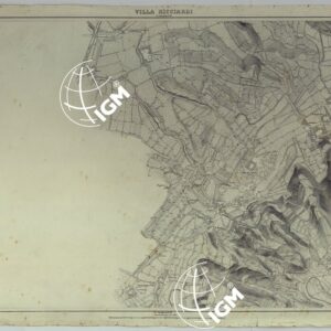 PIANTA DELLA CITTA' DI NAPOLI - FOGLIO 16 VILLA RICCIARDI.