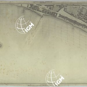 PIANTA DELLA CITTA' DI NAPOLI - FOGLIO 19 QUARTIERE GRANILI.