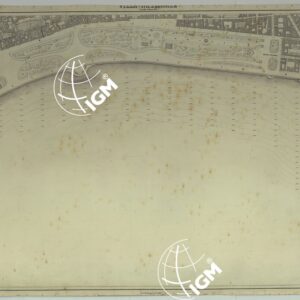 PIANTA DELLA CITTA' DI NAPOLI - FOGLIO 22 VILLA NAZIONALE.