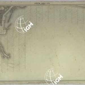 PIANTA DELLA CITTA' DI NAPOLI - FOGLIO 23 FORTE DELL'OVO.