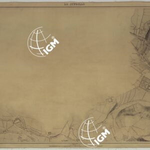 PIANTA DELLA CITTA' DI NAPOLI EDIZIONE A FOGLI MONTATI SU TELA E CON CURVE BATOMETRICHE - FOGLIO 3 LO SCUDILLO.