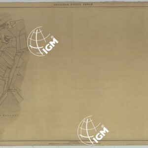 PIANTA DELLA CITTA' DI NAPOLI EDIZIONE A FOGLI MONTATI SU TELA E CON CURVE BATOMETRICHE - FOGLIO 10 BARRIERA POGGIOREALE.